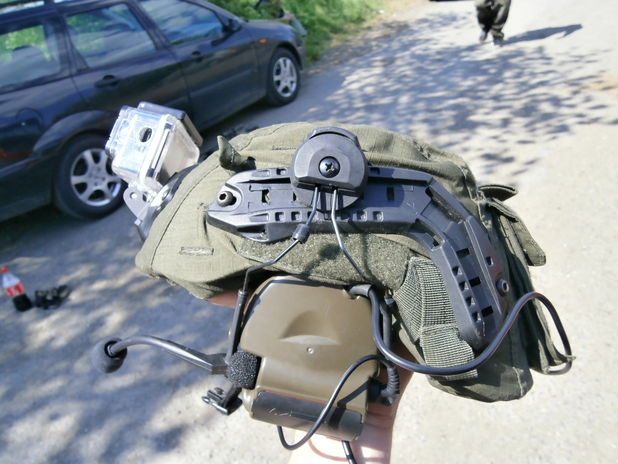 Vojenský headset COMT II