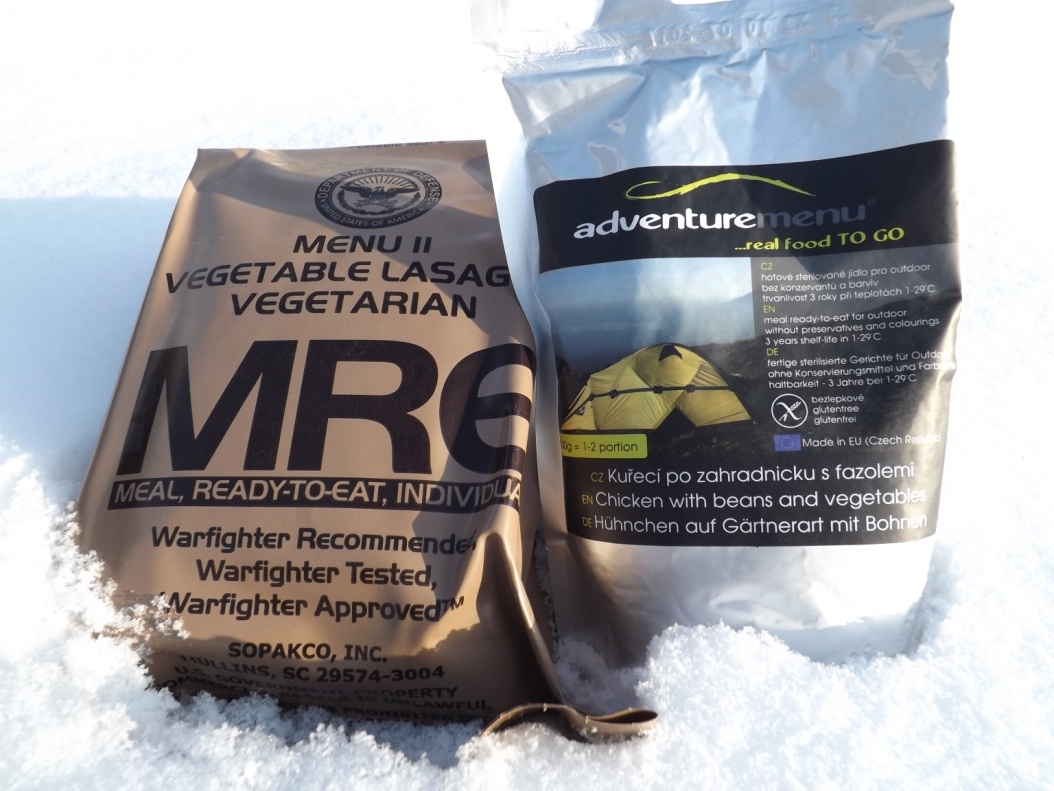 MRE vs. Adventure Menu